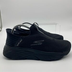 Skechers Slip Ins Max Cushioning Men Size 8 Shoes Black Walking Comfort Sneaker